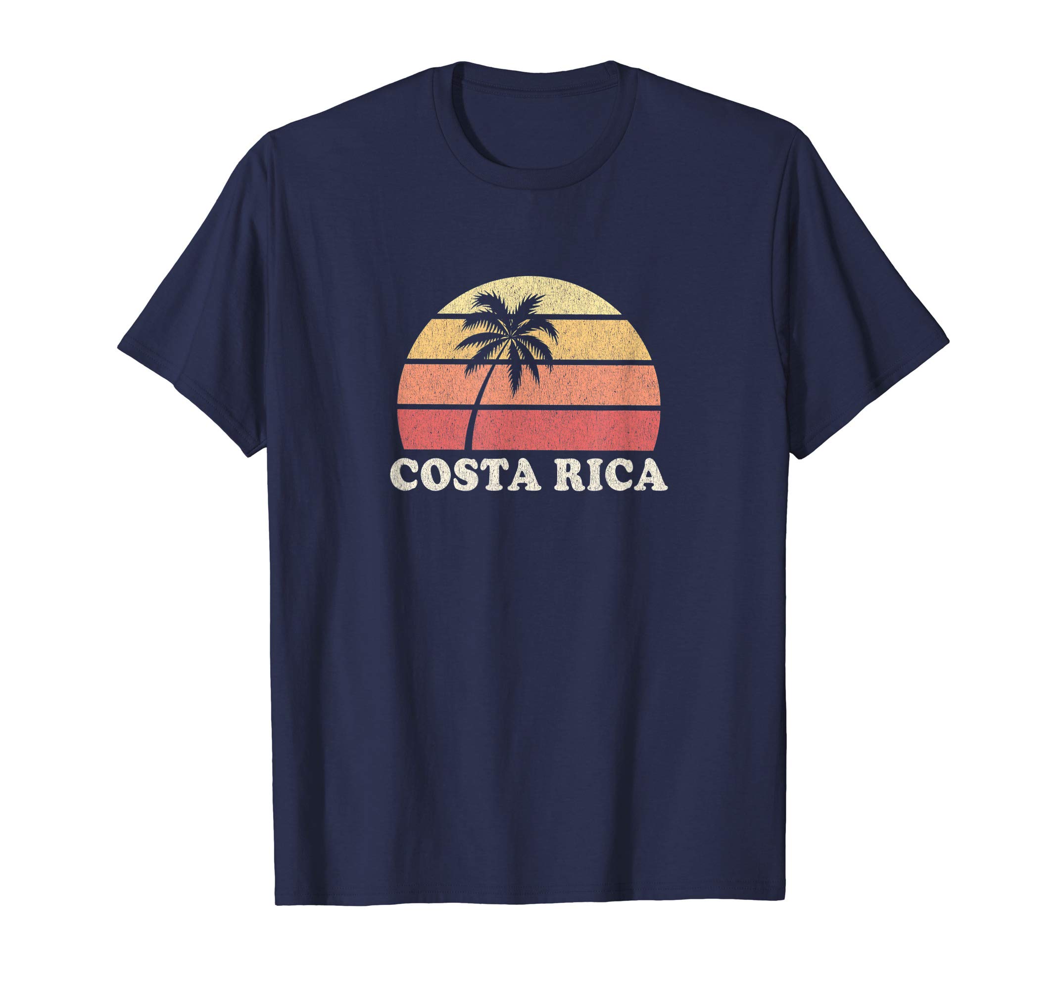 Costa Rica Vintage T Shirt Retro 70s Throwback Tee Design