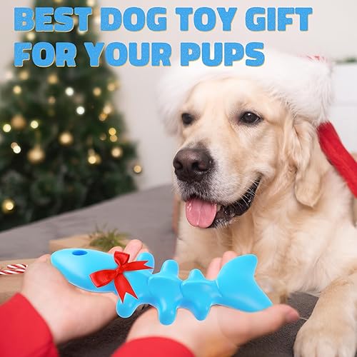 Miniatura 7 de Juguetes masticables indestructibles para perros para masticadores agresivos, juguetes de huesos de nylon resistentes para razas grandes, juguetes