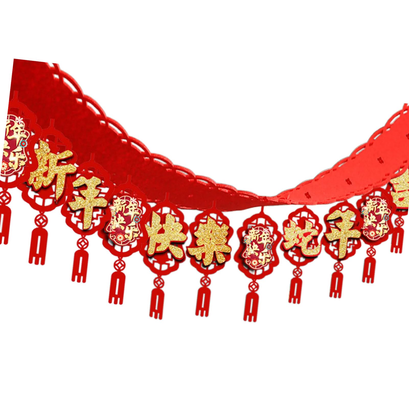 Jazuaiao 2025 Snake Year Decoration Spring Festival Hanging Ornament for Homes Shop and Spring Festival Celebration Party Decoration