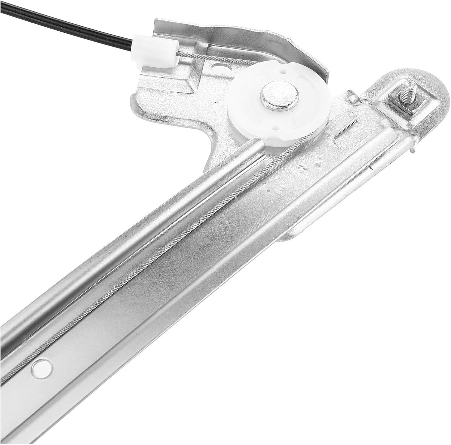 Car Window Regulator Front Manual Automotive Left Hand Driver Side Metal and Plastic for Ford for F150 4.2L/4.6L/5.4L 2005-2008 Bolt on Steel-Gear Material Pickup Body Style