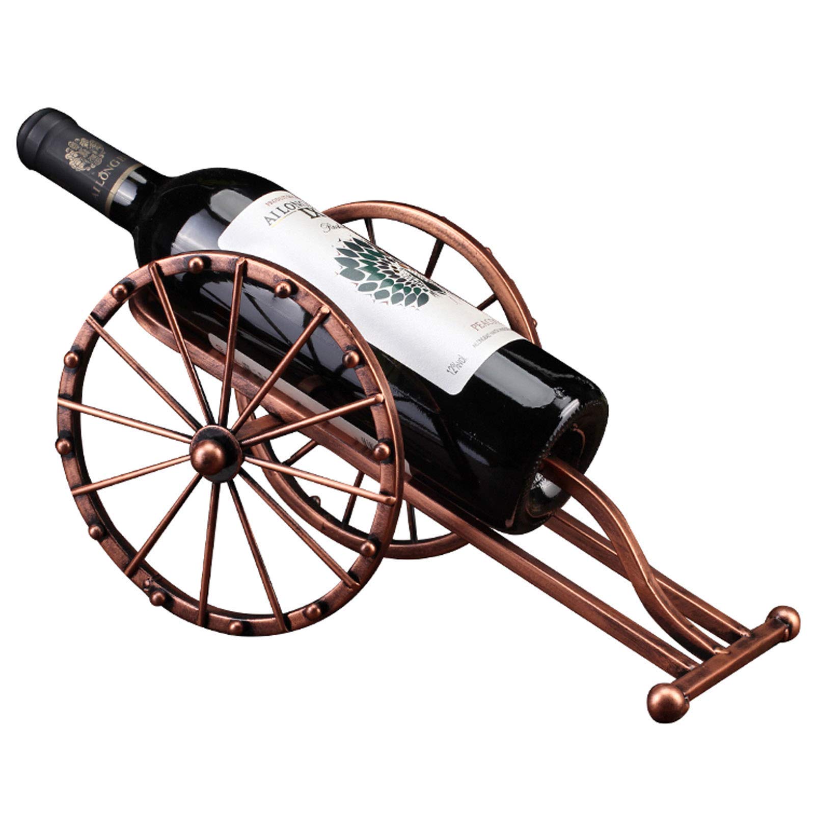 Support à vin créatif pour casier à vin de stockage en métal 1 bouteille