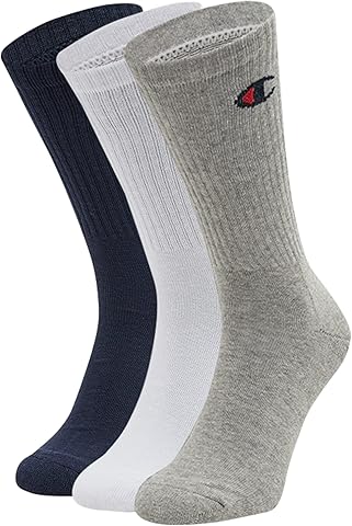 Champion Core 3pp Crew Calcetines Unisex adulto (Pack de 3)