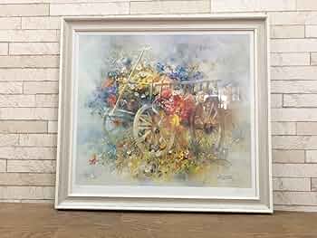 油彩画家 ウィルム ヘンラート イタリア製 絵画 額縁 輸入雑貨 複製画 アート 油彩画家 ウィルム ヘンラート イタリア製 絵画 額縁 輸入雑貨