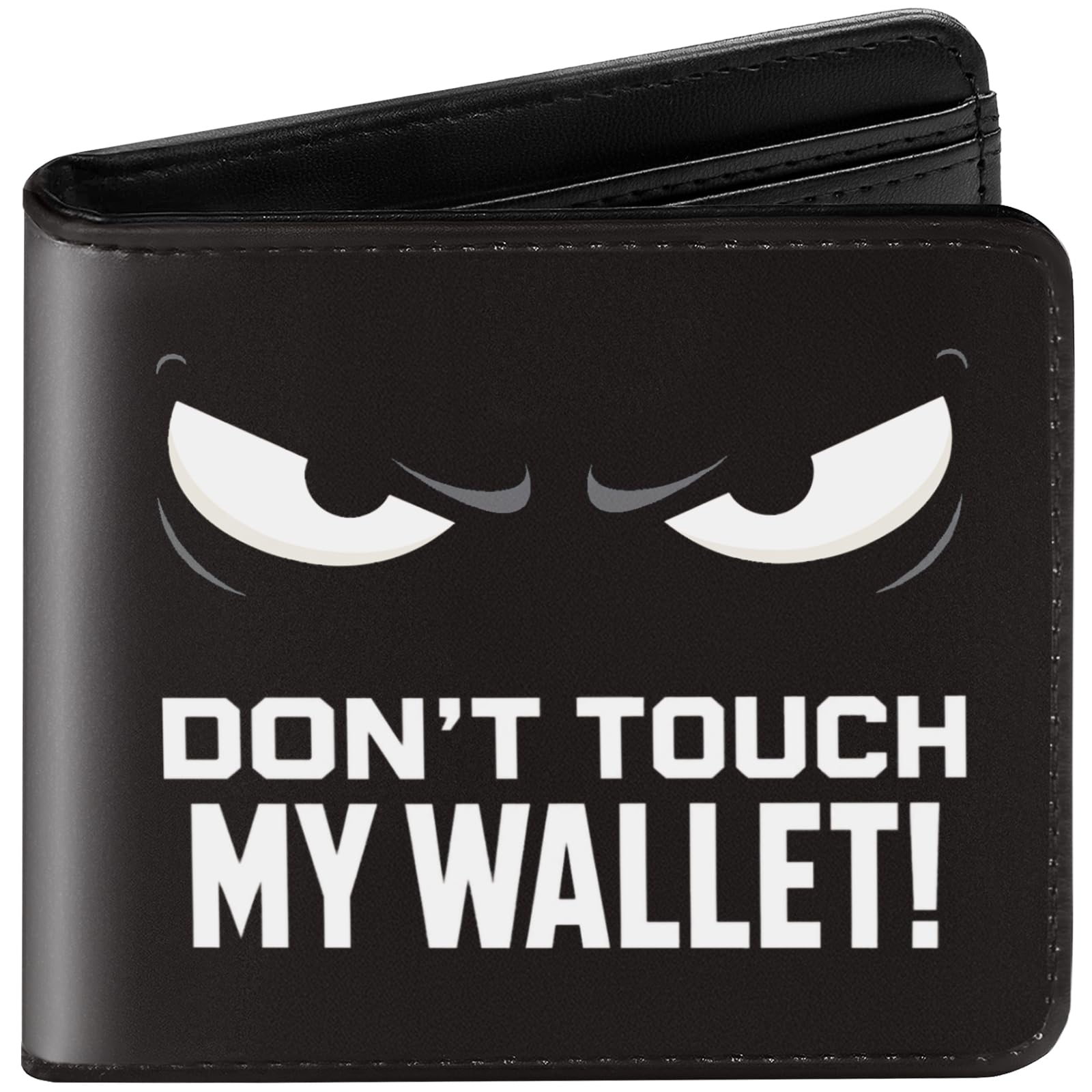 Kids Wallet for Boys, Boys Wallet for Kids Ages 4-5-6-7-8-9-10-11-12-13-14-15-16, Don't Touch My Wallet for Teen Boy, Cool Christmas Birthday Gift Ideas Stocking Stuffer for Teenage Teenager Leather
