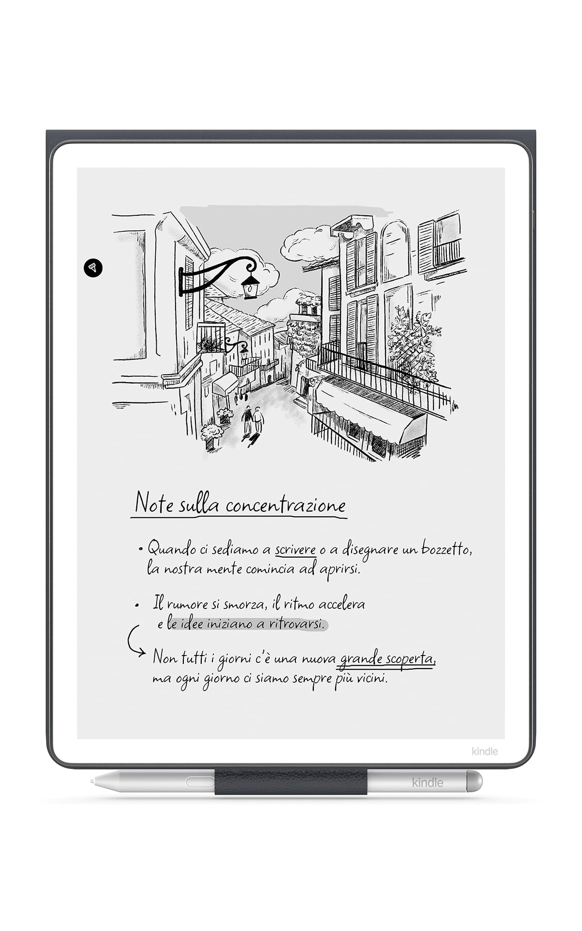 Nuova custodia per Amazon Kindle Scribe, con apertura a libro e aggancio magnetico, funzionale e protettiva | In pelle di prima qualità
