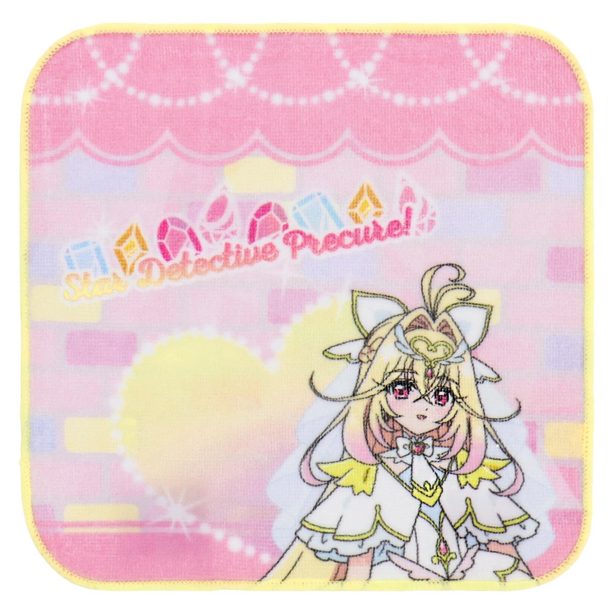 Amazon｜名探偵プリキュア ミニタオル 20cm 綿100％ タオルハンカチ