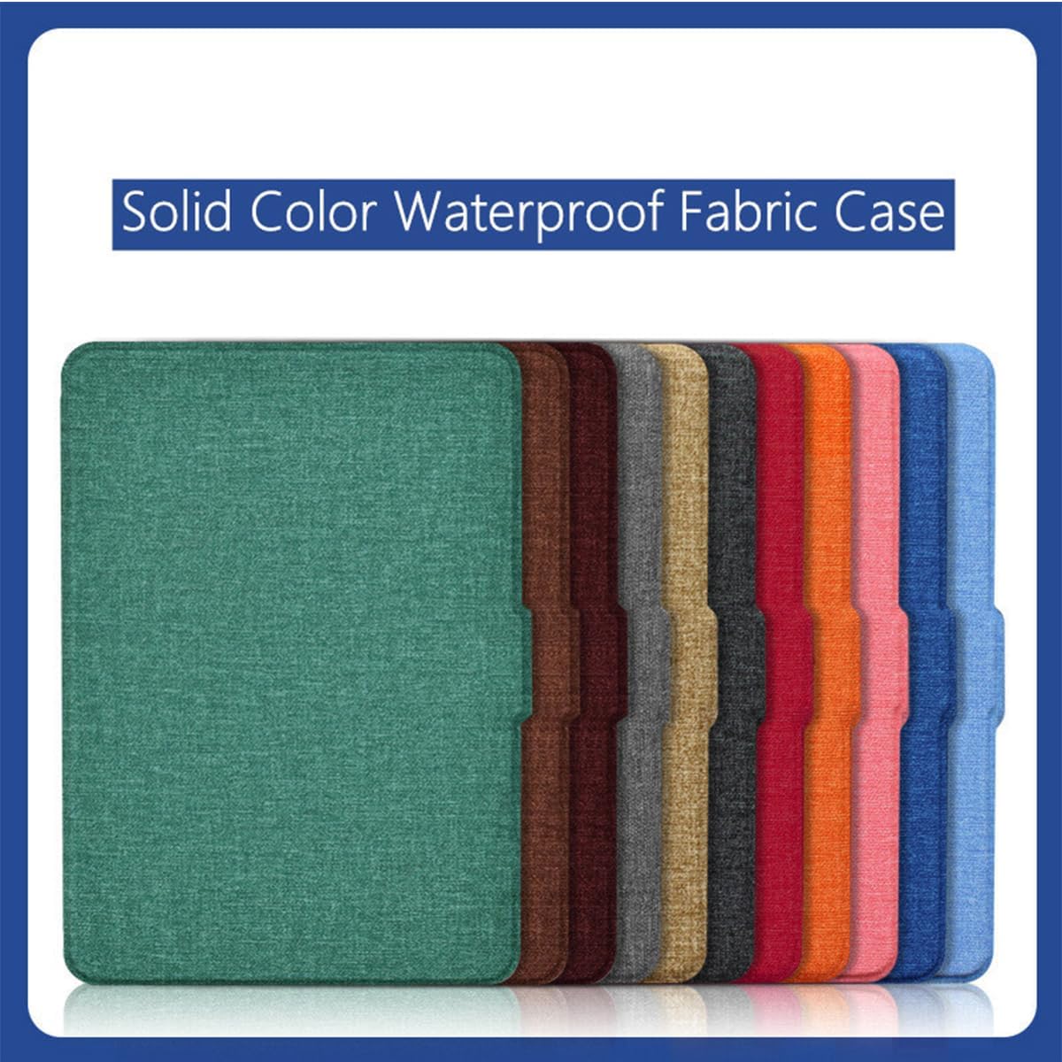 Case Fits 7" Kindle Paperwhite 12th Generation and Signed Edition-2024Release, and 7" Kindle Colorsoft Signed Edition, Cloth Pattern Waterproof Cover, with Auto Sleep/Wake and Touchscreen Pen (2) image 5