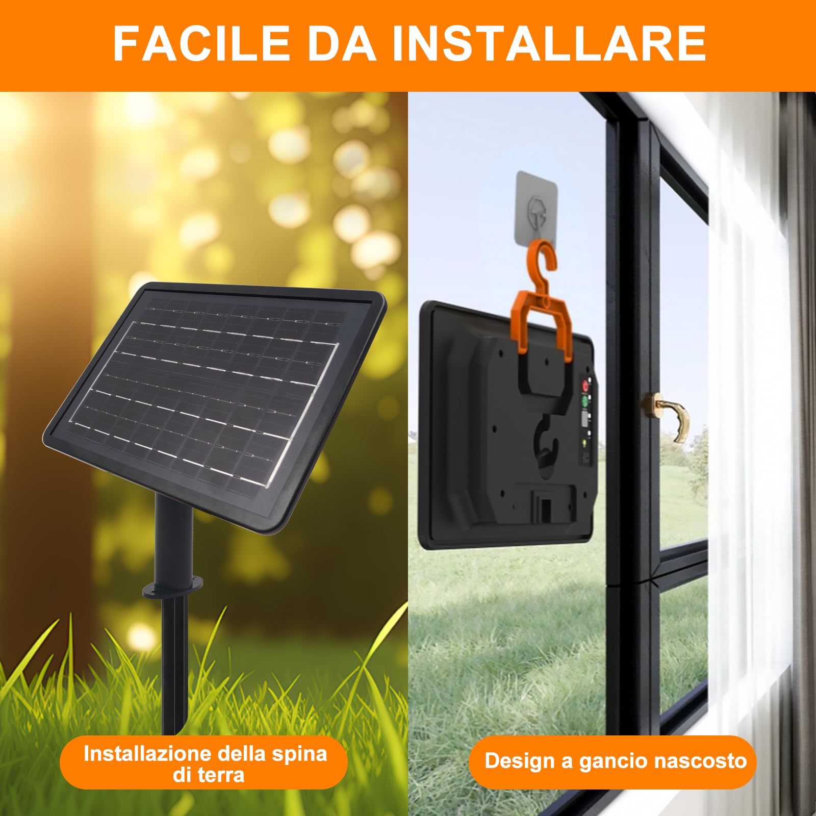Strisce Led Solari 24V per Esterni, Alta Luminosità Con 320 Led/m, 8 Modalità, Impermeabile, Batteria 7200mah, Ideali per Giardino, Cortile e Balcon (Colori caldi, 10M)