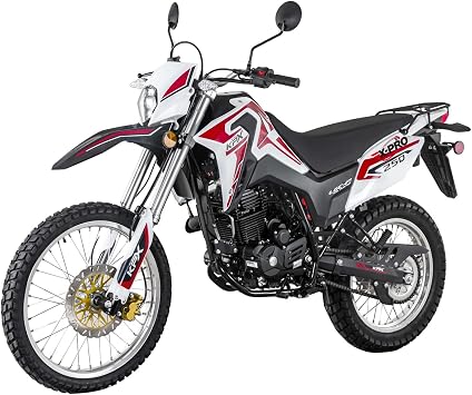 X-PRO Lifan KPX 250 250cc 20HP 6-Speed Electronic Fuel Injection Street Motorcycle Made by Lifan, 21"/18" Wheels! Red
