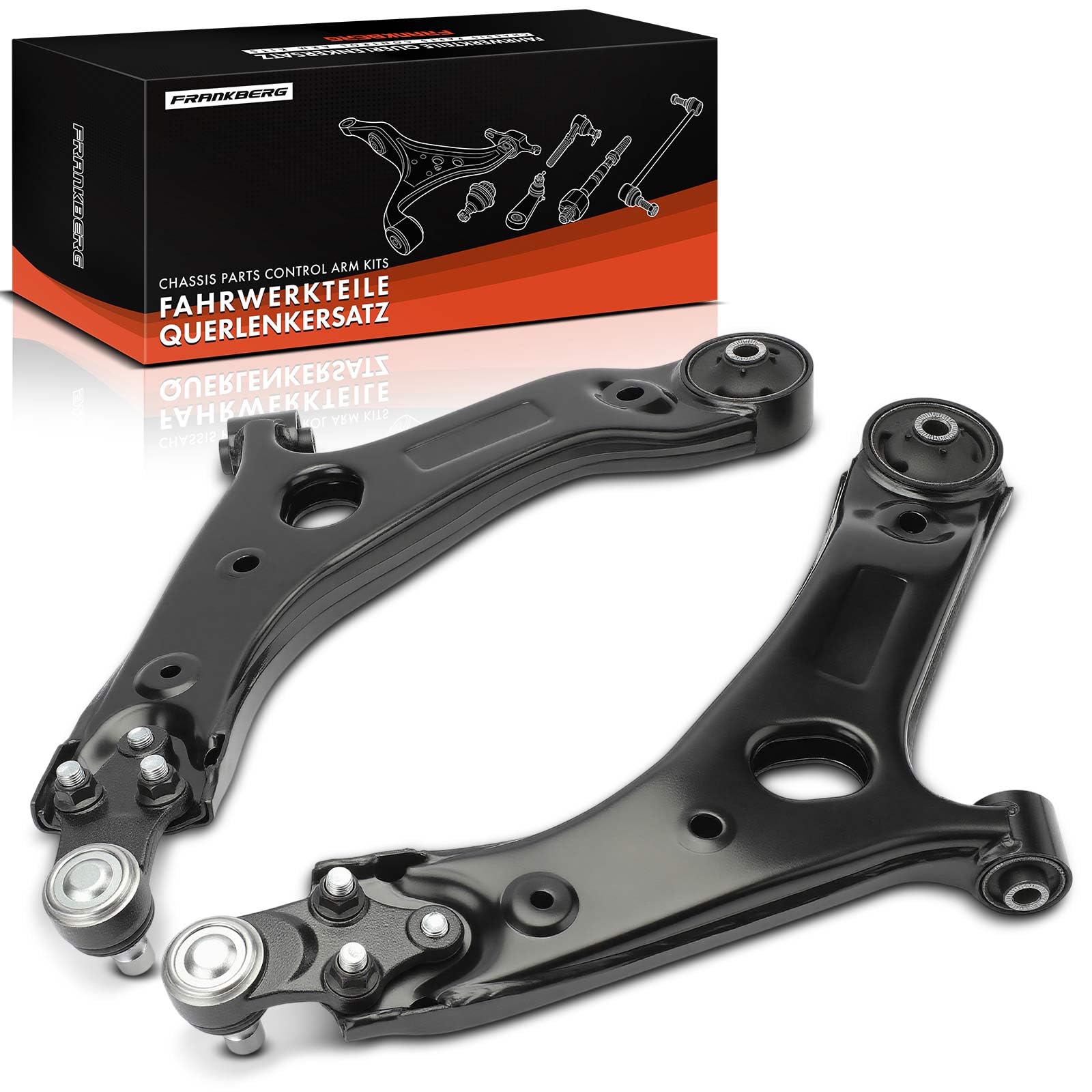 Frankberg Braccio oscillante manubrio triangolare, compatibile con iX35 2010-2015Sportage Control Arm Kit Frontale 2 pezzi Replace# 545002S000
