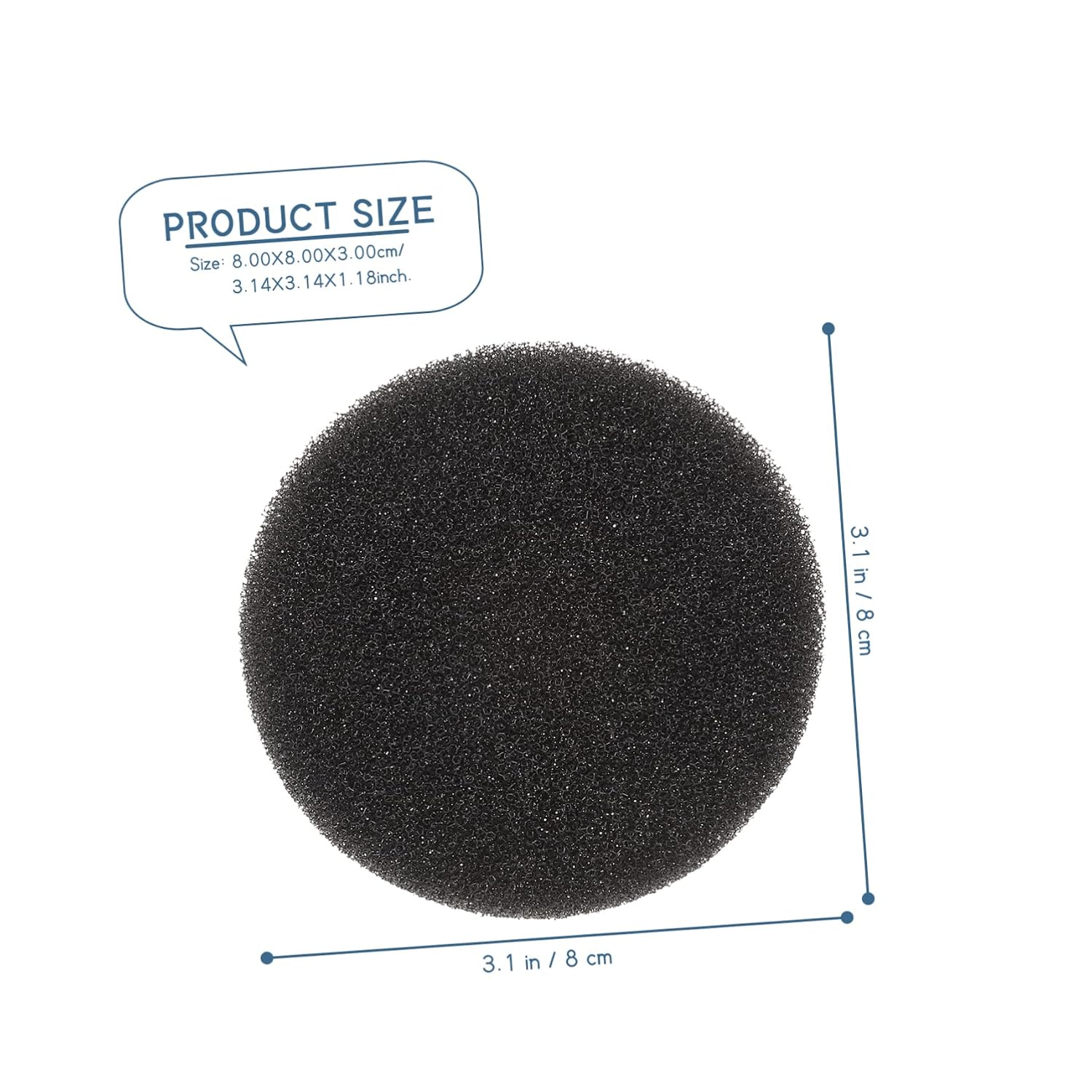 15pcs Activated Carbon Sponges Makeup Brush Cleaner Dry Cleaning Tin Box Compatible Easy Travel Size