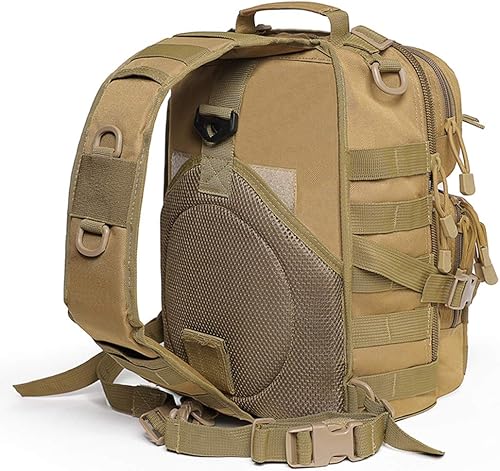 Miniatura 3 de hopopower Mochila táctica de hombro Rover Militar Mochila EDC Assault Range Bag, resistente al agua