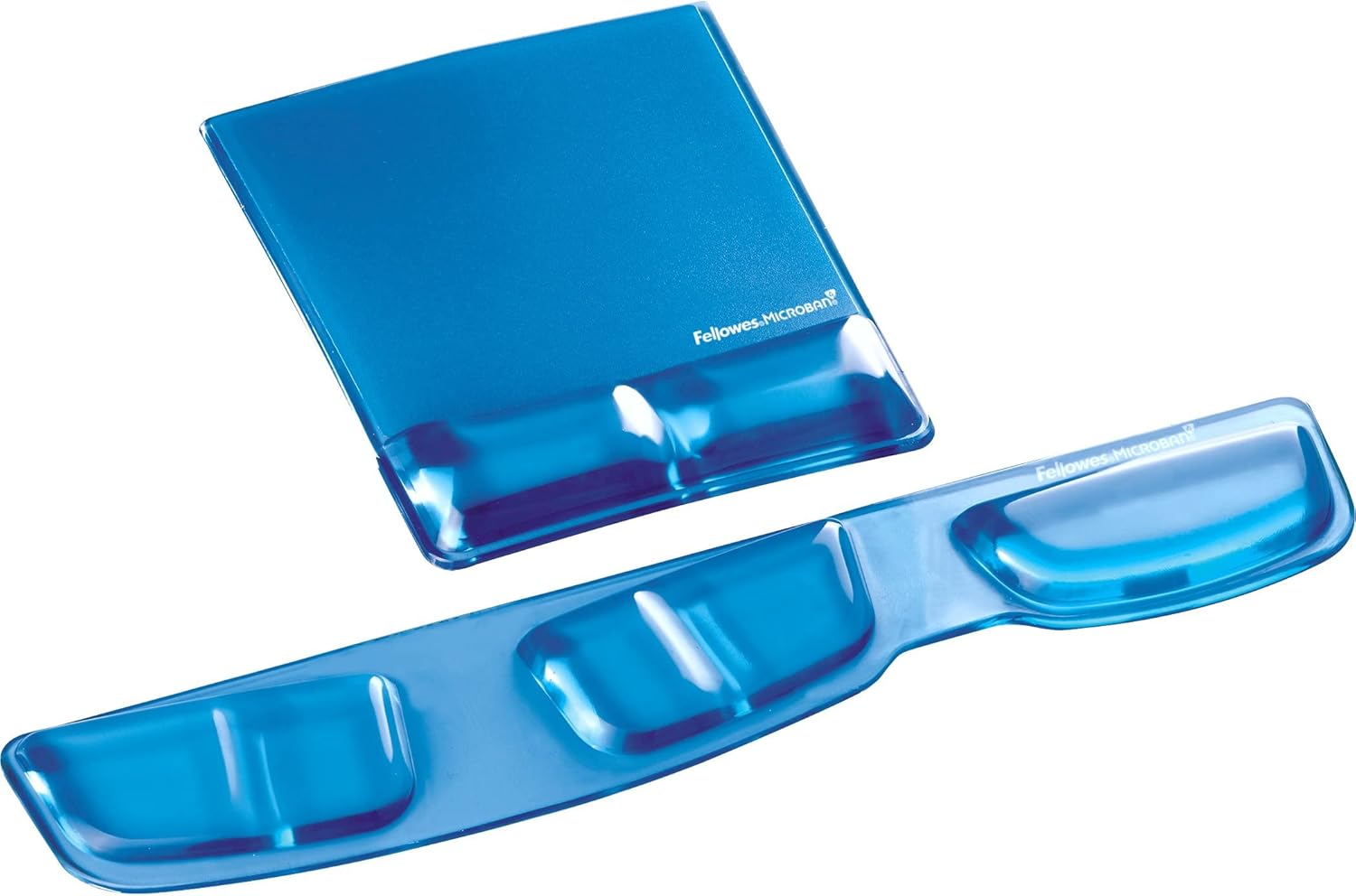 Keyboard Palm Support - Keyboard platform with wrist pillow - blue