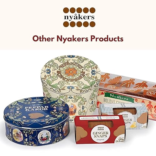 Miniatura 8 de Nyakers - Galletas de limón suecas – Originales, famosas y antiguas galletas gourmet de limón tradicionalmente horneadas en Suecia desde 1952 –