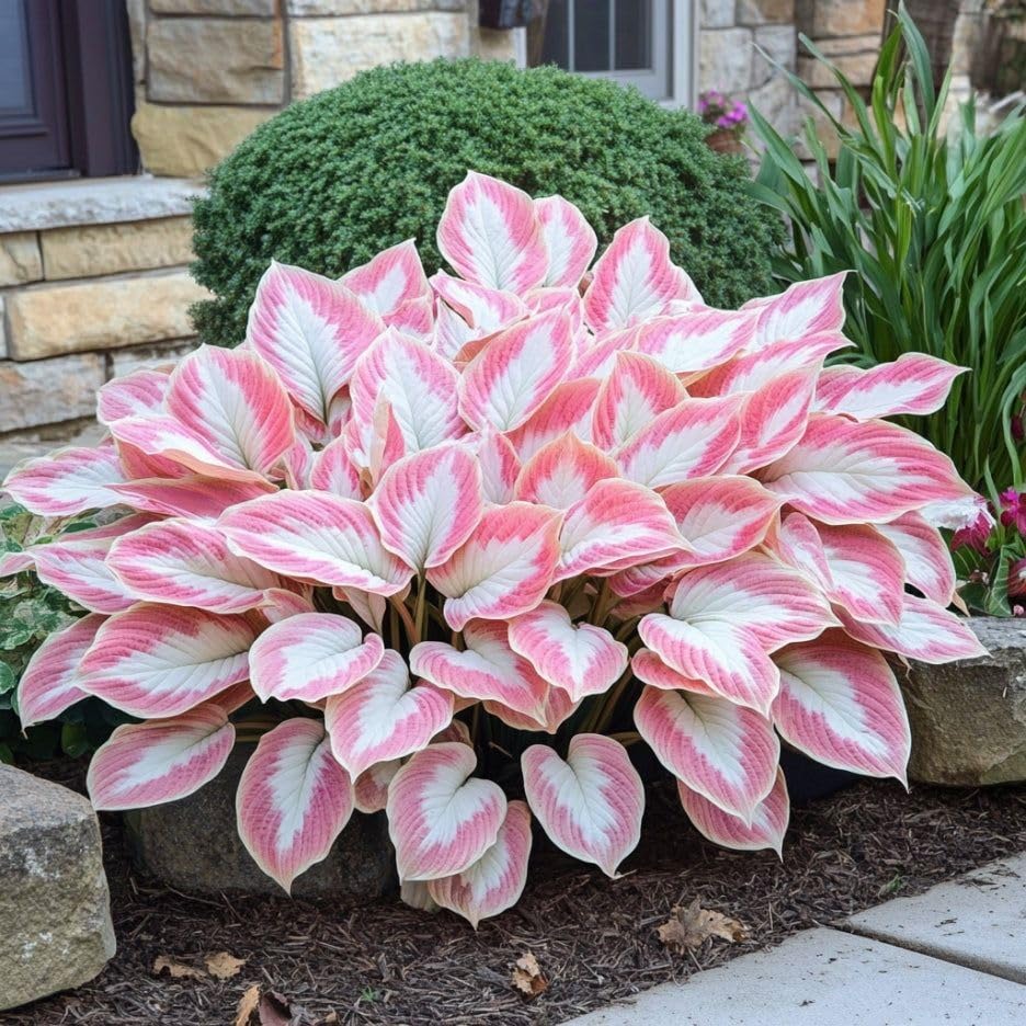 Hosta Bulbs,Rare and Beautiful Hosta Bulbs in Bulk,Professional Planting for Stunning Garden Displays-8 Bulbs-G
