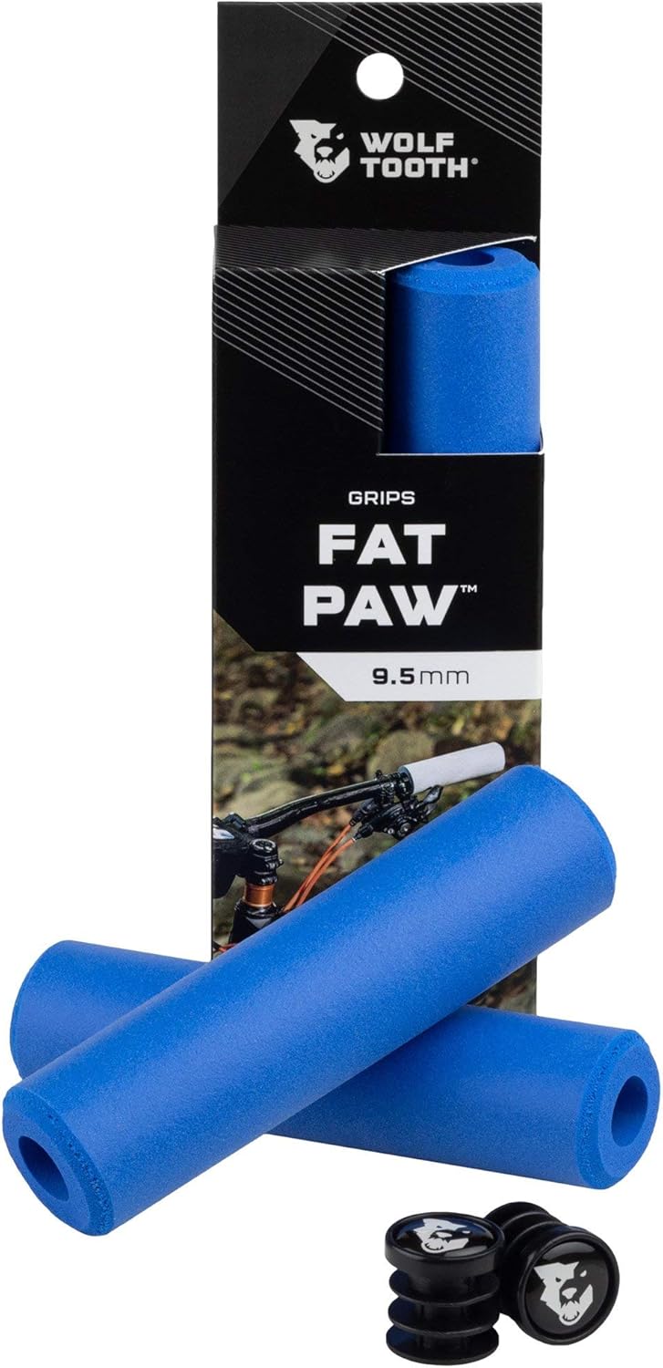 Wolf Tooth Silicone Mountain Bike Grips: Fat Paw