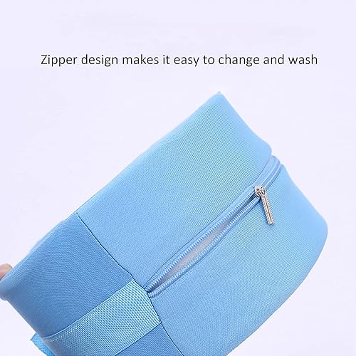 Miniatura 2 de CCHHL Almohada de elevación de pies Cojín de tobillo para levantar las piernas, soporte para pies y piernas, almohada de tobillo de espuma en forma