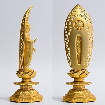 銅製 釈迦如来仏 仏像 置物 高さ19cm 仏像 銅製 釈迦如来様 開運 風水 重厚 極細工 装飾品 工芸品 美術品