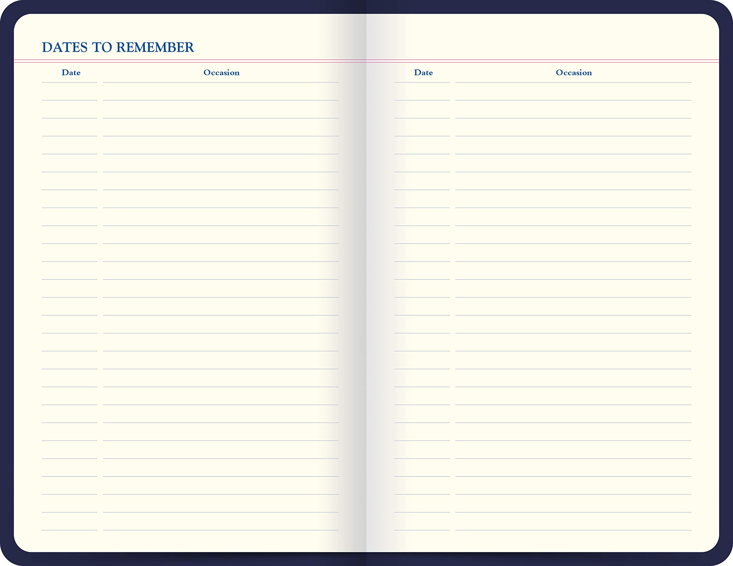 Letts Icon Travel Journal - Navy - Image 4