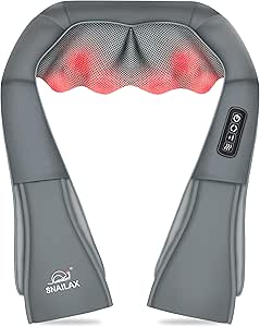 Snailax Shiatsu Neck & Shoulder Massager with Heat