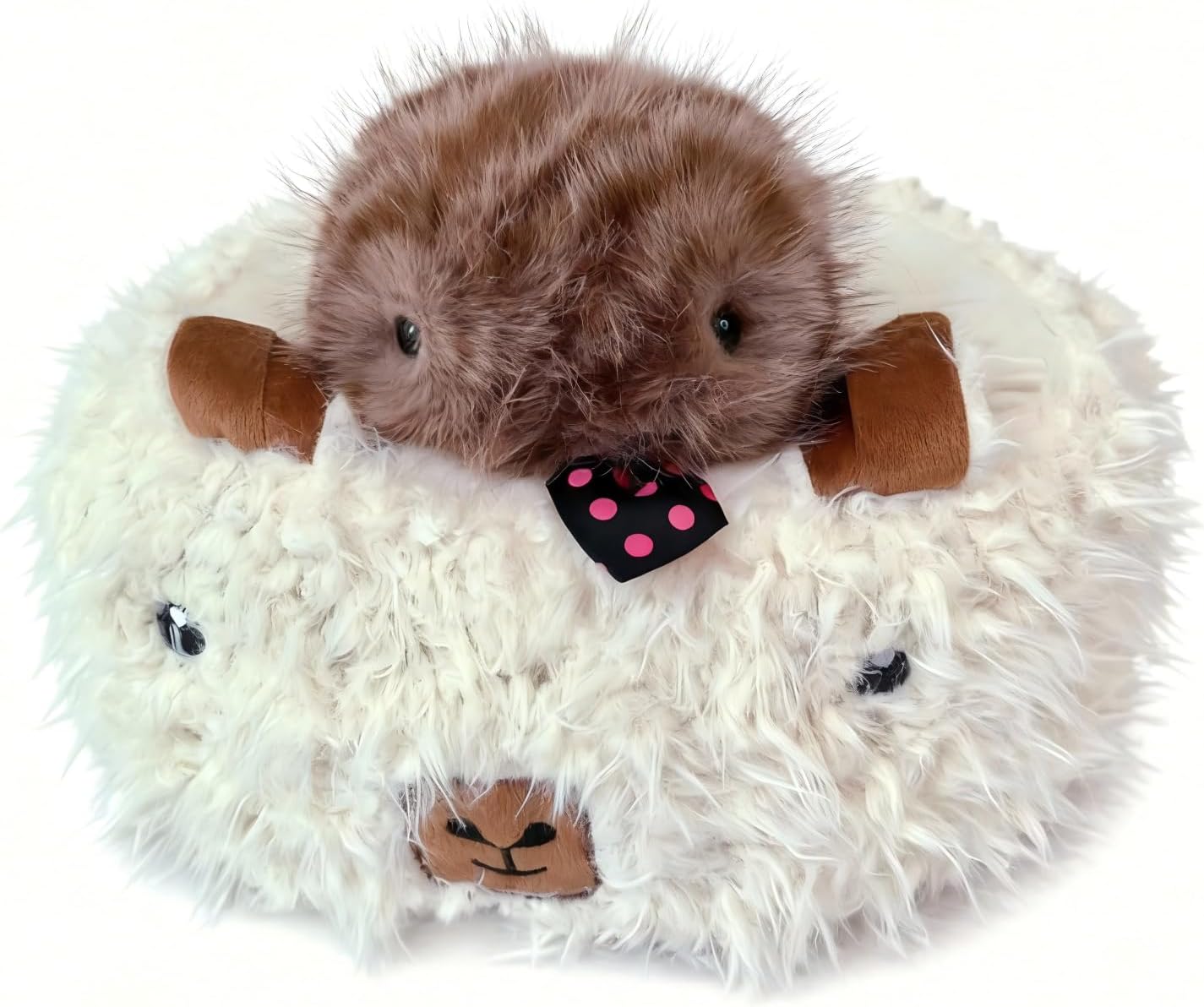 Cama Redonda para Perro Pequeño y Gato