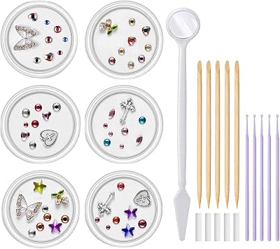 Tooth Jewelry Set - Professional Dental Stone Kit, Creative Crystal Decoration | Radiant Smile Unit Tooth Jewelry Tooth Smile Beauty Party Selfie Photo Cosmetics Professional