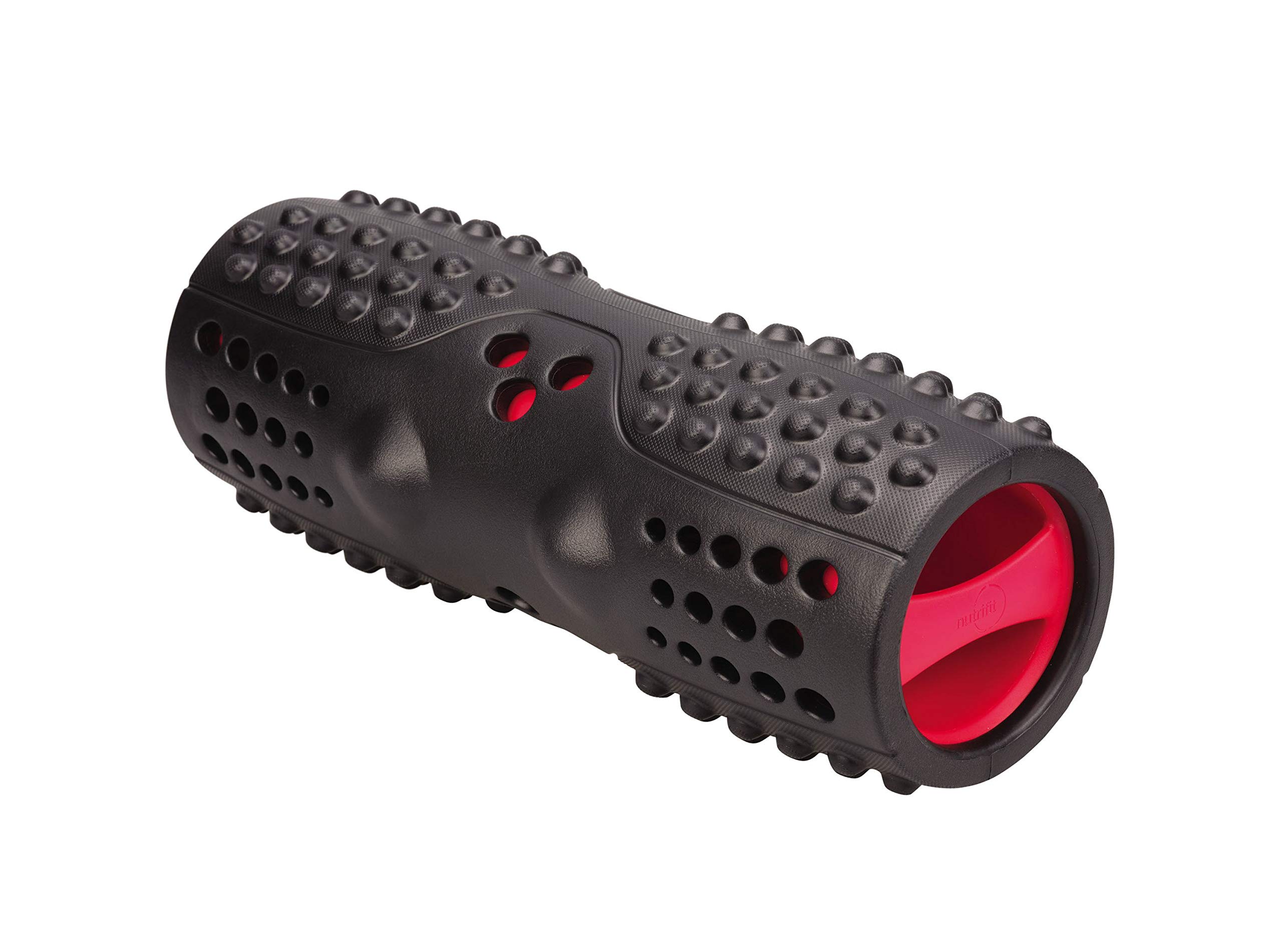 Nutrifit Foam Roller - Deep Tissue Massage Muscle Roller - 34.5 x 10.8 centimetres, Black