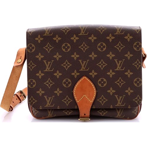 Louis Vuitton, Pre-Loved Cartouchiere Handbag Monogram Canvas GM, Brown