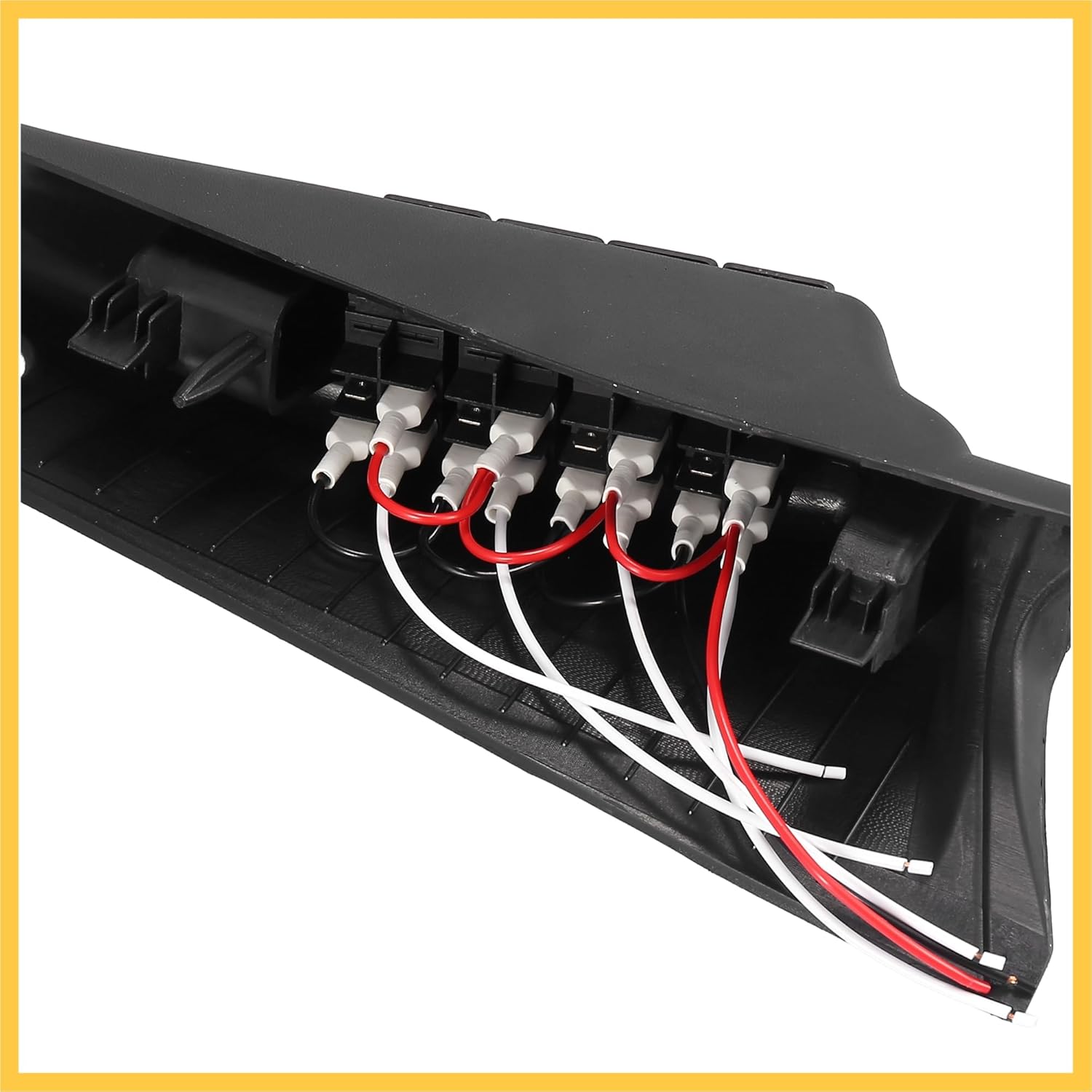 Interior Left a Pillar Switch Panel with 4 Rocker Switches for Jeep Wrangler JK JKU 2011 2012 2013 2014 2015 2016 2017 Auto Replacement Parts