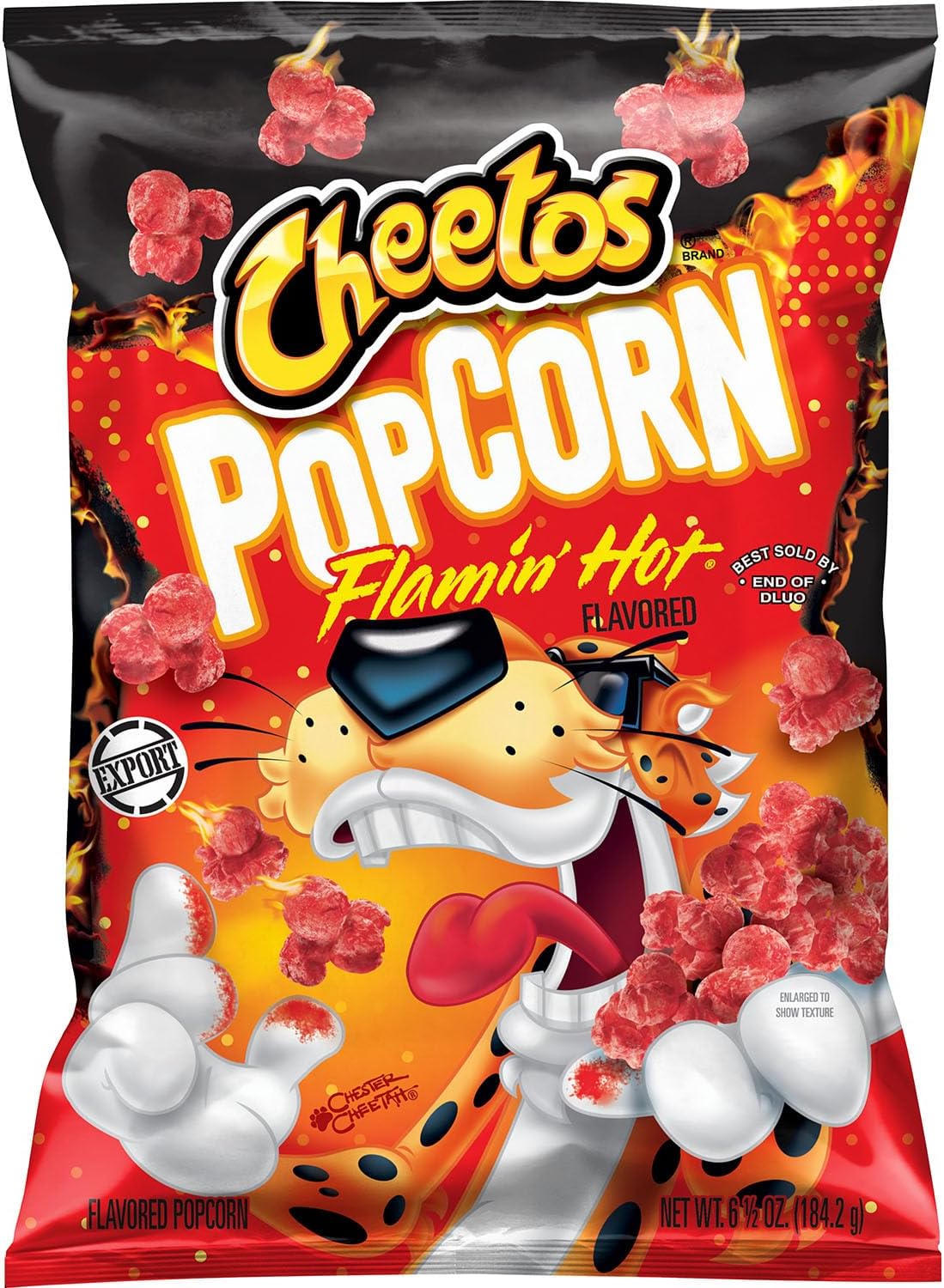 Cheetos Flamin Hot Flavored Popcorn 6.5 OZ (184g) - Export