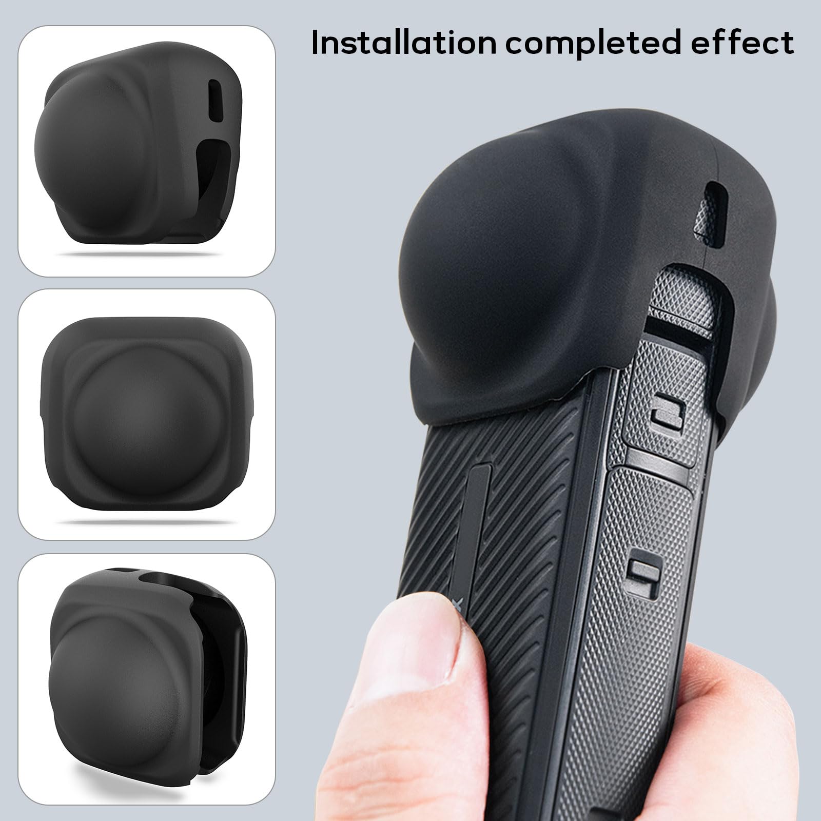 Kit di accessori di protezione FiTSTILL per Insta 360 X5/X4, pellicole protettive in vetro temperato + copriobiettivo in gomma, 2 pellicole ultra HD