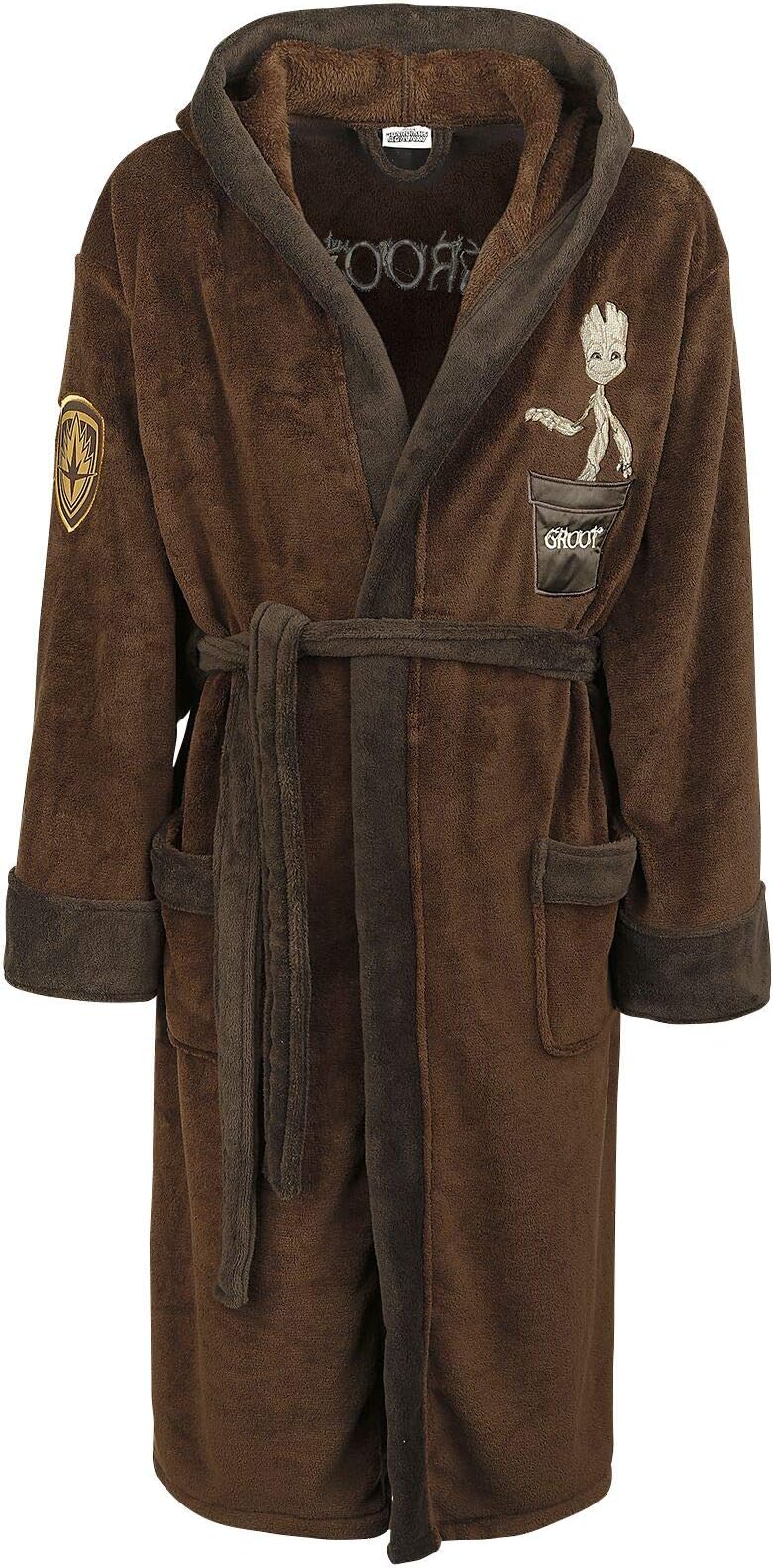 Guardians of The Galaxy Groot Bathrobe Brown one Size