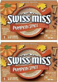 Swiss Miss Pumpkin Spice - ( 8 COUNT 1.38oz ) ( 2 PACK )