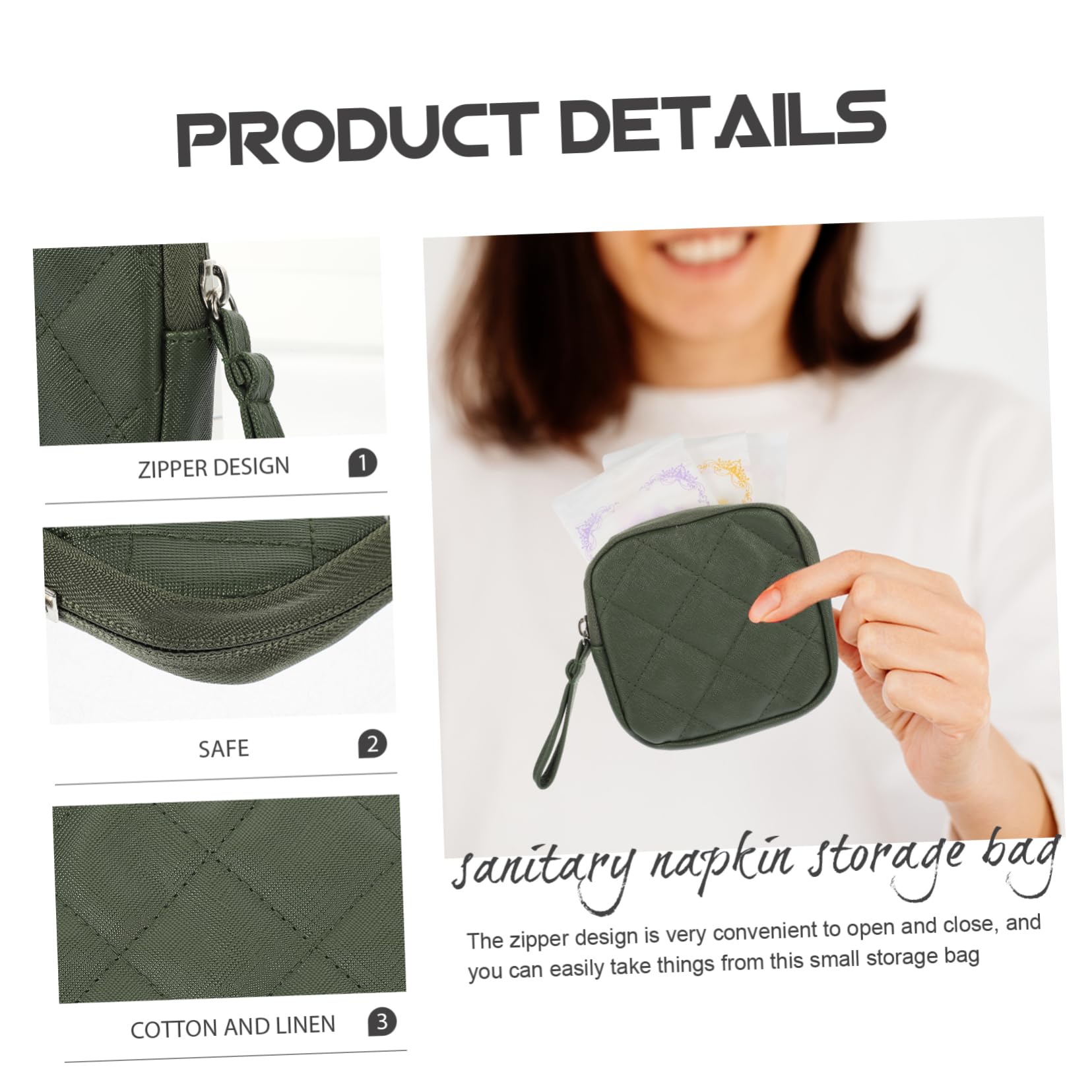 Didiseaon 5 Pezzi Borsa Porta Tovaglioli Per Bambine Porta Assorbenti Mestruali Contenitore Per Assorbenti Piccola Borsa Multiuso Per Viaggi E Attività Allaperto