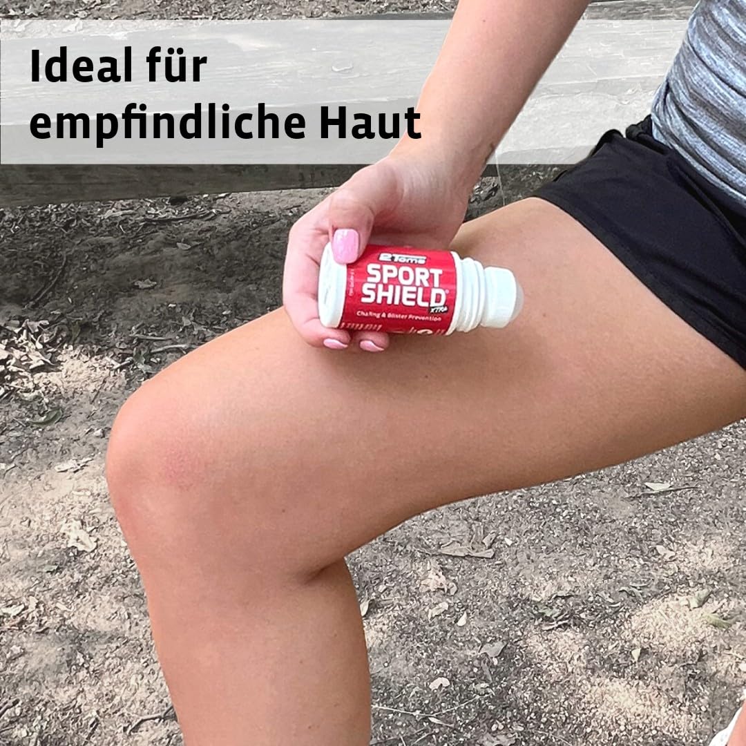 2Toms Damen Sport Shield flüssiger Roll-On-Scheuer-Schutz