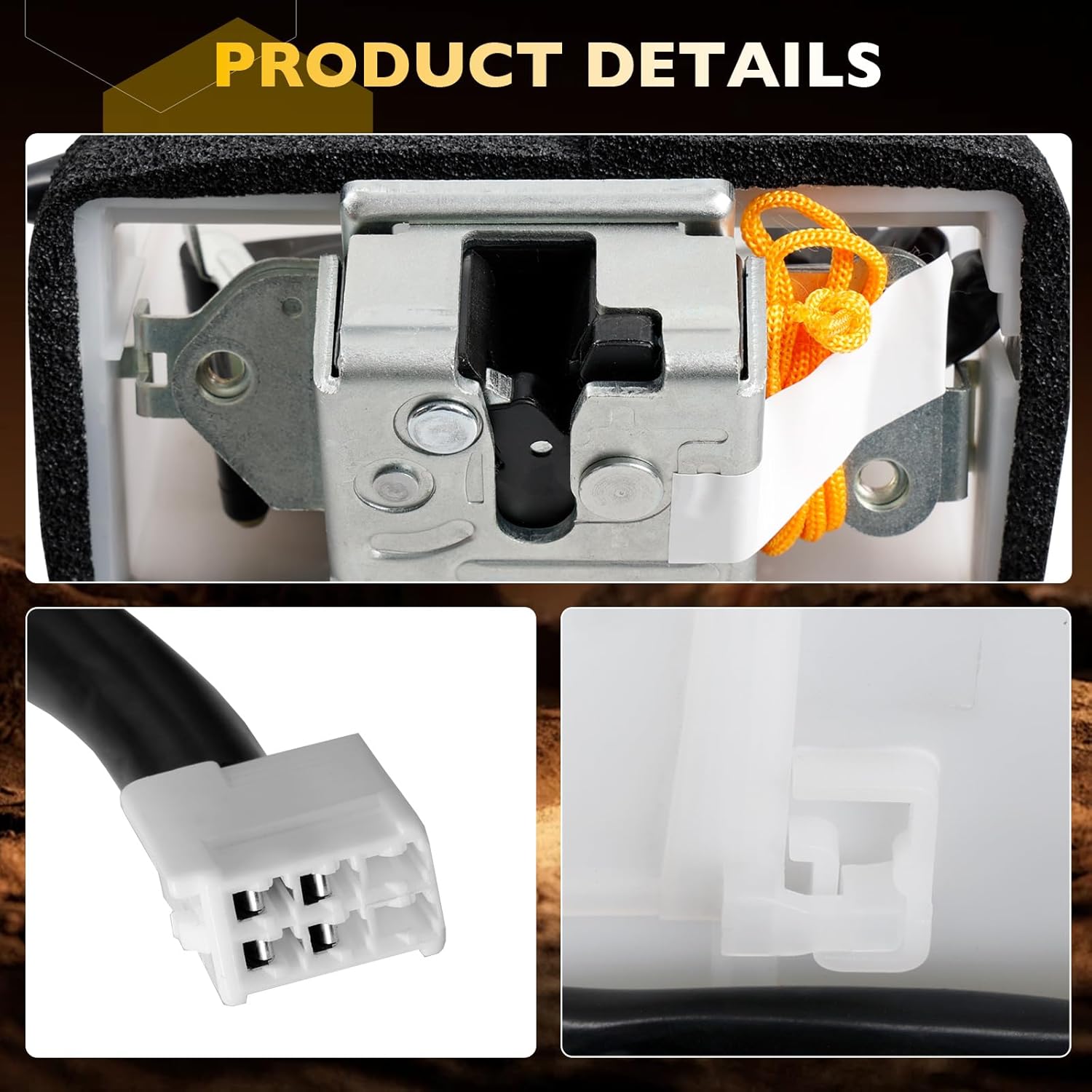 69110-0C030 Rear Trunk Latch Tailgate Lock Actuator, Compatible with 2008-2021 Toyota Sequoia, Replace# 691100C030