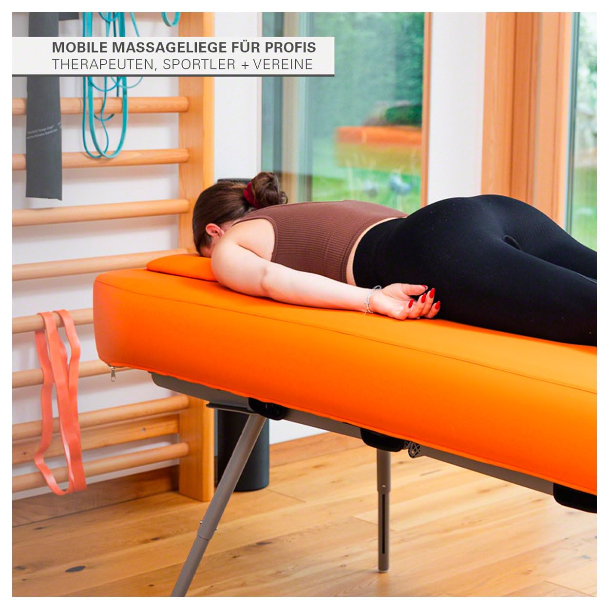 Sport-Tec NUBIS Aufblasbare Massageliege Pro 2.0, inkl. Pumpe und Koffer