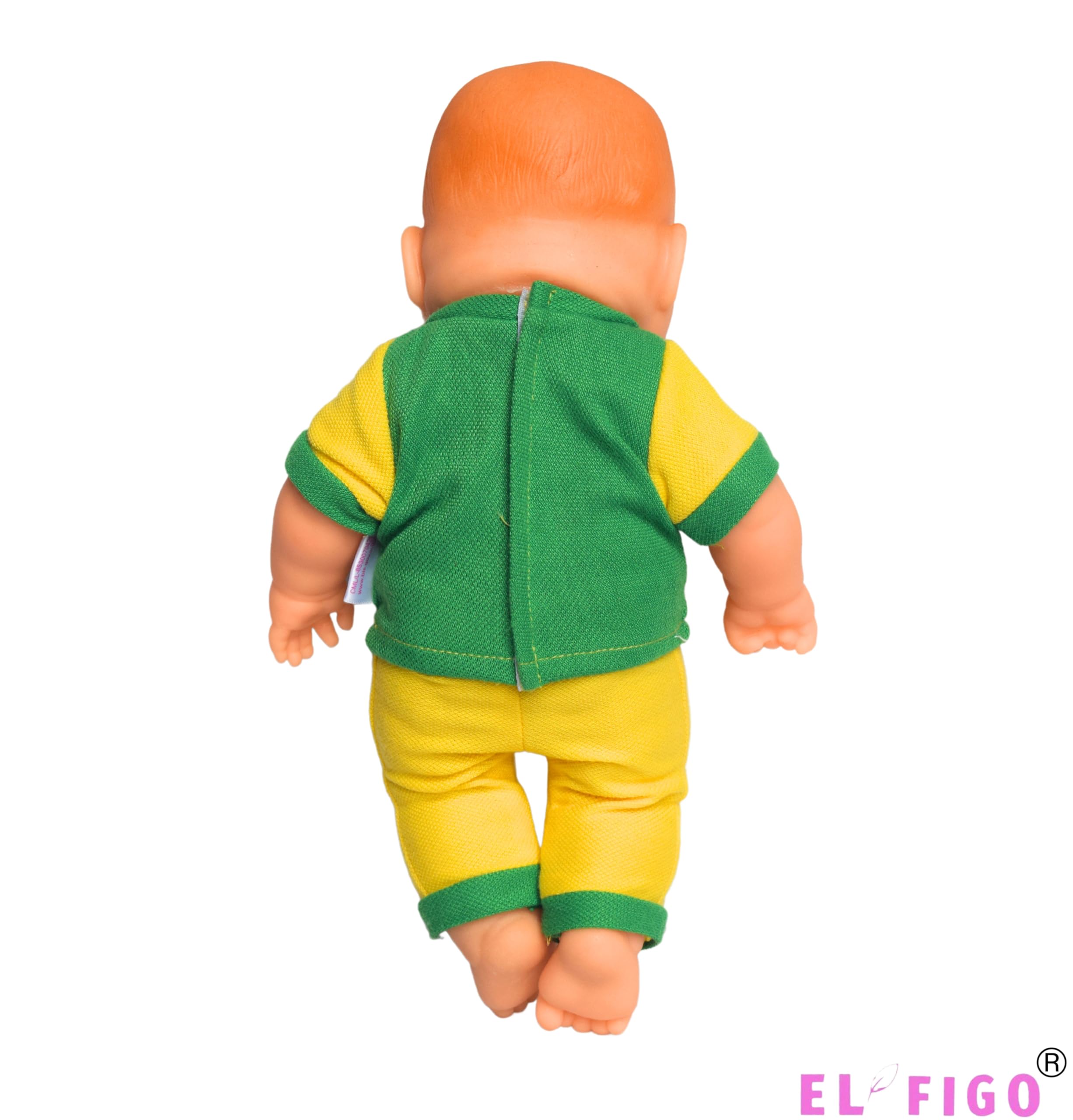 EL FIGO Doll for Girls/Toy for Kids/Baby Doll Toy in Soft Dress (Rotatable Legs Arms with Removable Clothes Set 30 cm) 4