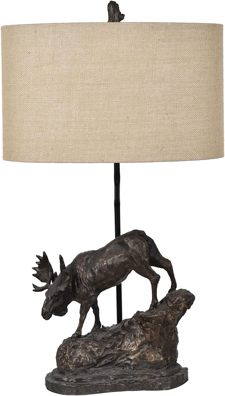 Crestview Collection CVAVP877 Moose Trail Table Lamp Lighting