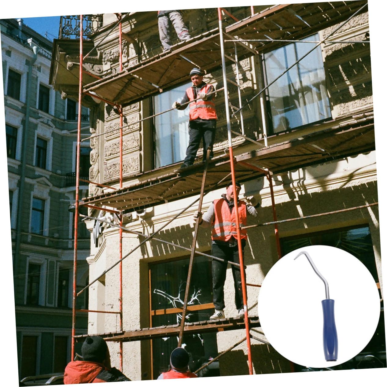 SOESFOUFU Rebar Wire Tie Hook Rebar Bender Tool Wire Twist Hook Fence Wire Twisting Tool