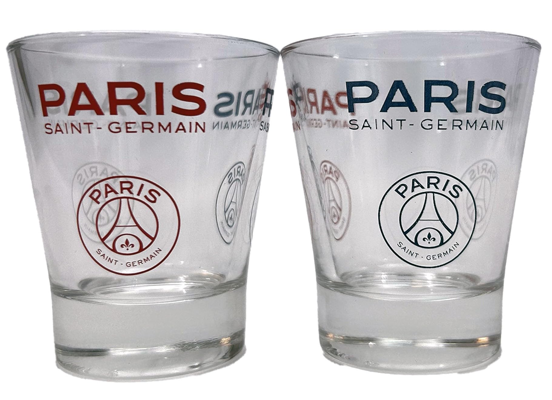 PARIS SAINT - GERMAIN 2 x kieliszek do likieru PSG - oficjalna kolekcja