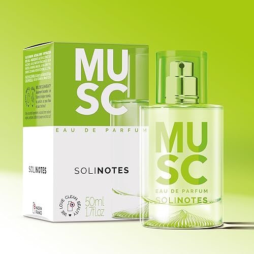 Miniatura 2 de SOLINOTES - Perfume de almizcle para mujer, Eau de Parfum, delicado aroma floral y relajante, fabricado en Francia, vegano, 1.7 onzas líquidas