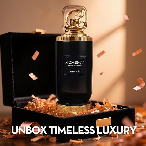 Miniatura 5 de Momento Colonia para hombre  Eau de Parfum ámbar picante cálido  Perfume de larga duración de 3.4 fl oz con mandarina, rosa de damasco, Oud,