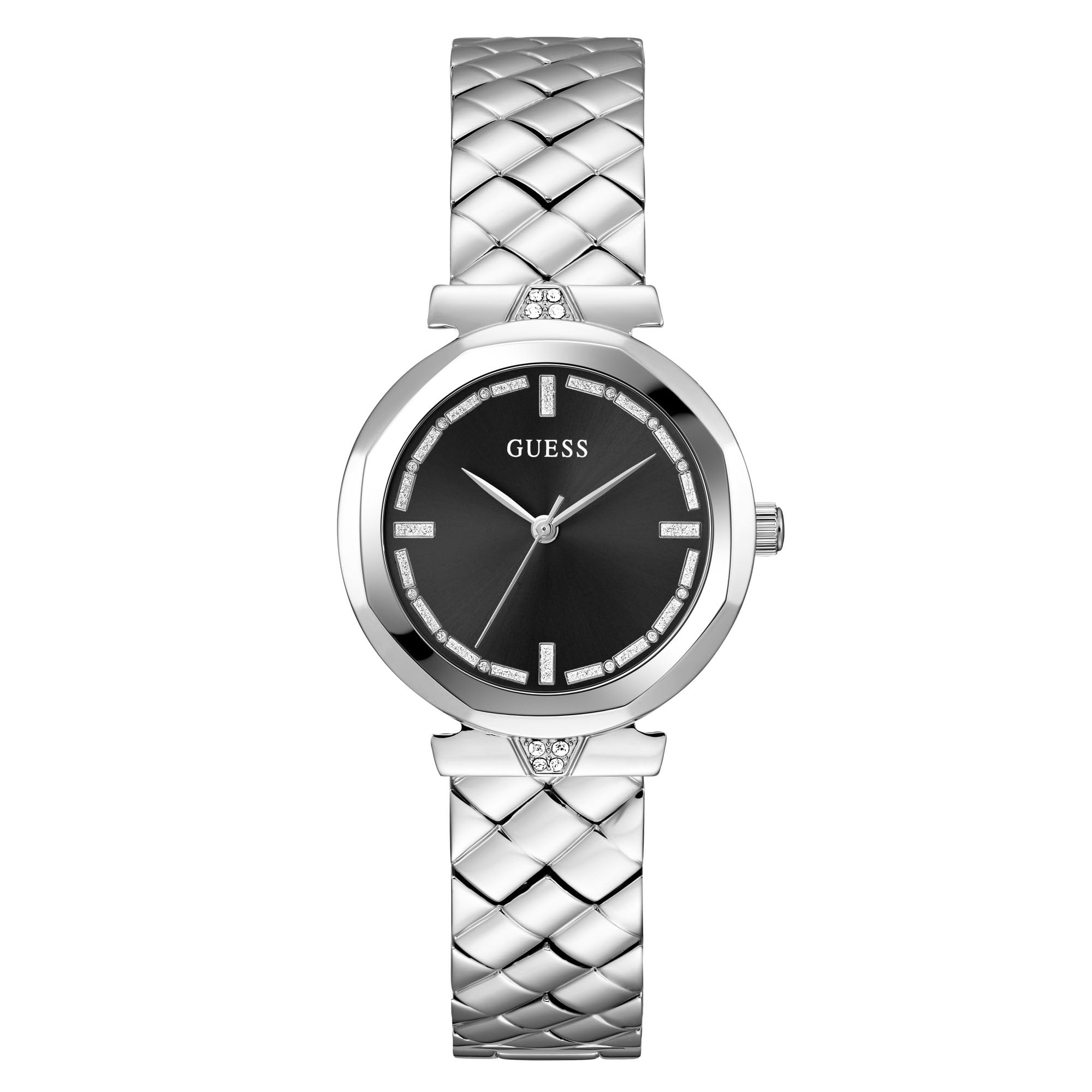 GUESS Stainless Steel Women 34 Mm Black Dial Analog Watch- Gw0613L1 (B0CCPGKVQ7) Amazon Price History, Amazon Price Tracker