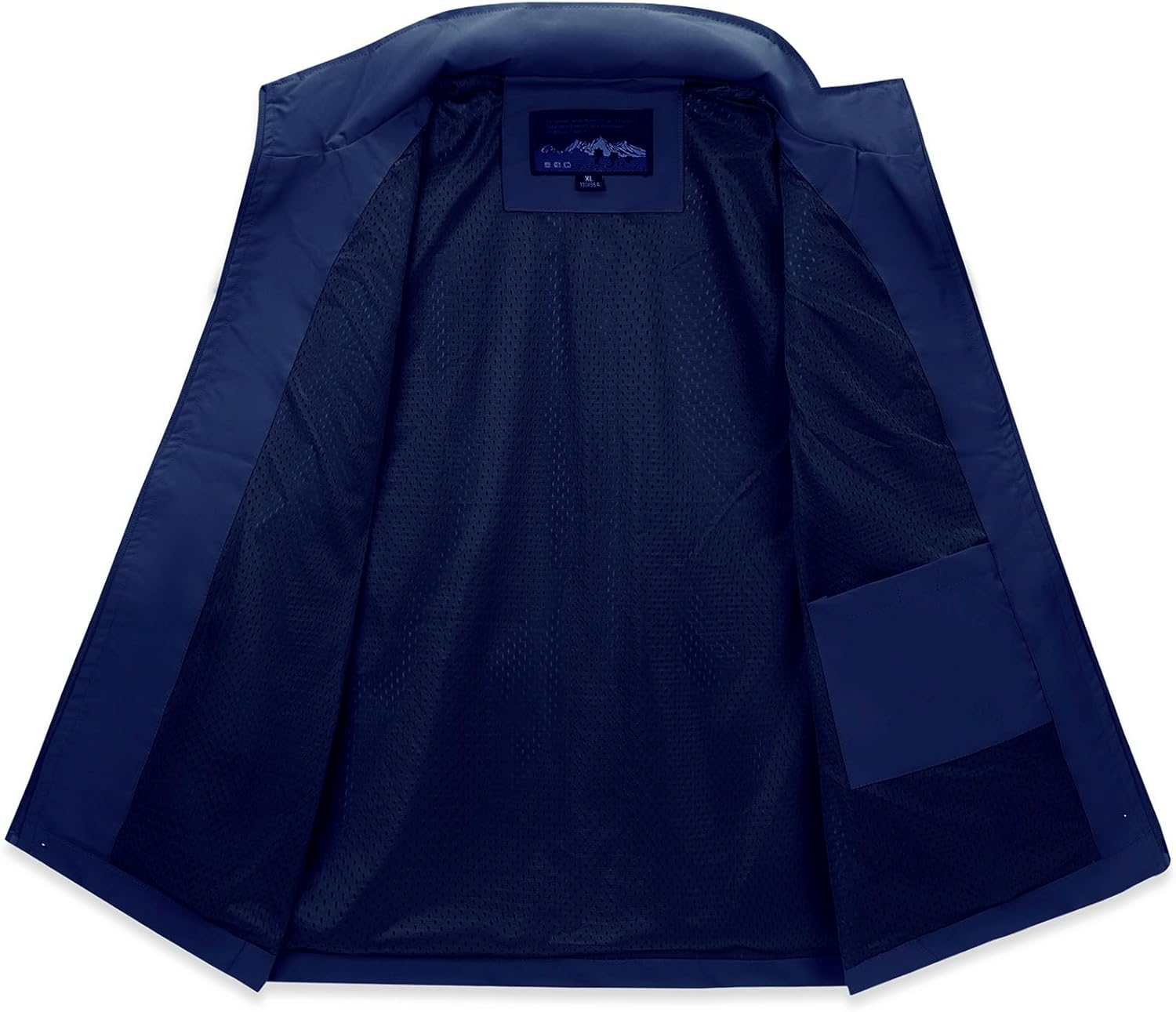 MANLUODANNI Men's Lightweight Vest Sleeveless Outdoor Work Jacket for Travel Hiking Running - Image 6