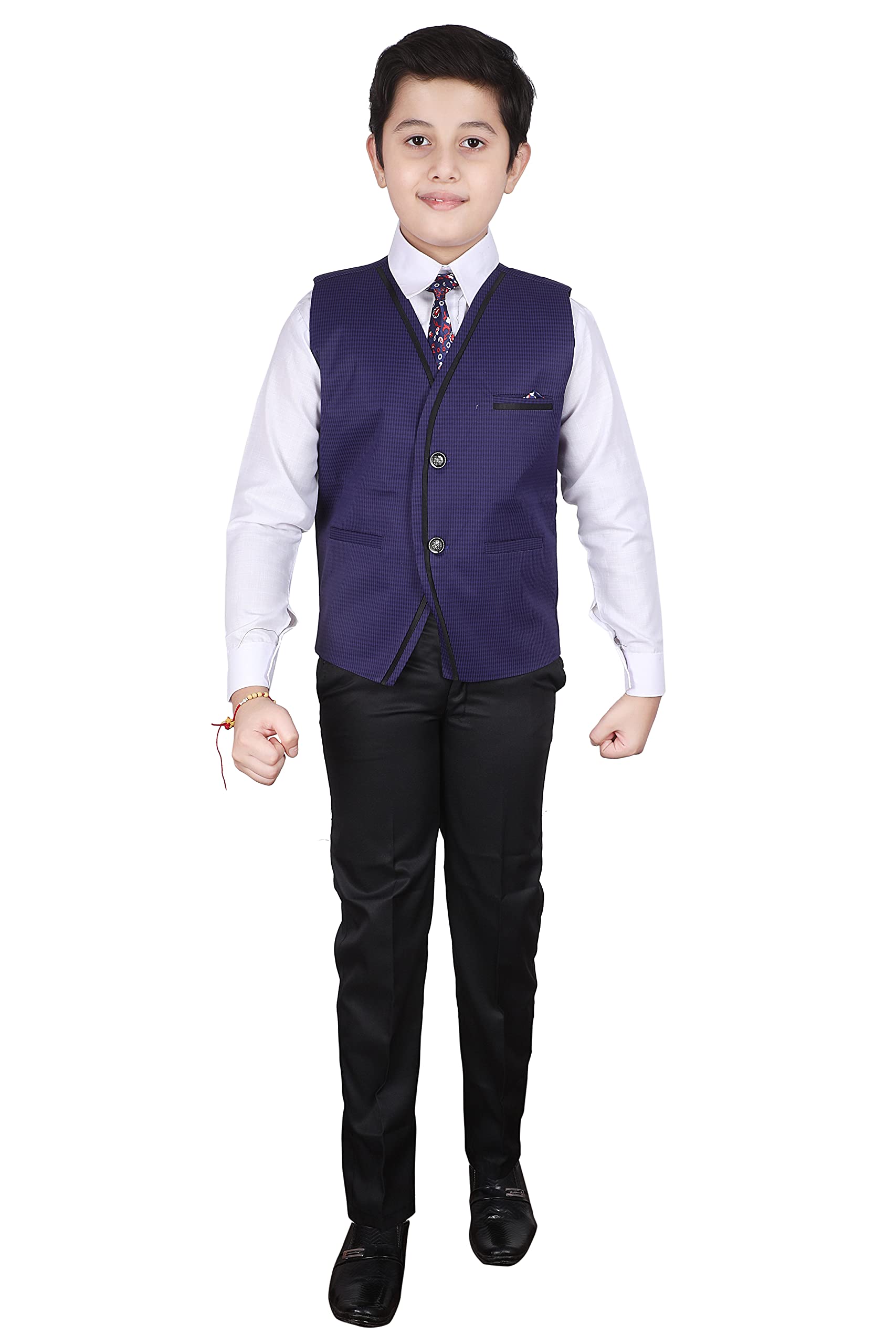 Pro-Ethic Style Developer3 Piece Suit for Boys | Kids Wear Suit Set Coat, Pant, Tie & Shirt (T-122)