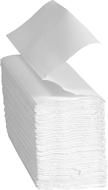 Blake & White PS1001 Purely Smile Hand Towels Z Fold | 2ply | White | Recycled | Box of 3000