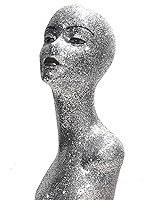 Algopix Similar Product 10 - Silver female Mannequin Head