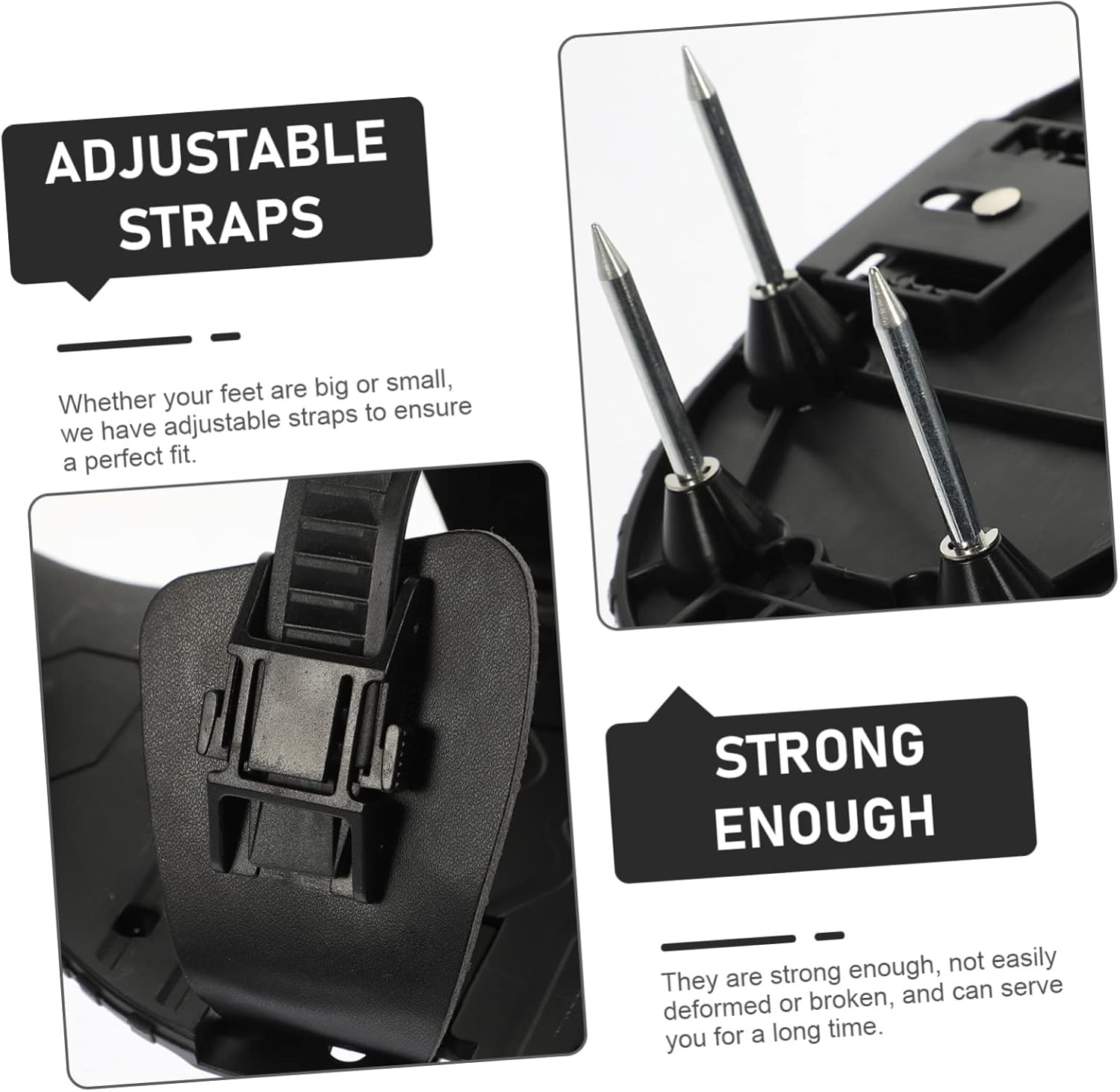 POPETPOP 1pair Lawn Aerator Shoes Spikes for Gardening Grass Aeration Sandals Design for Enhanced Lawn Health and Easy Soil Penetration