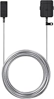 Vista 7 de Samsung Cable de conexión invisible de 49.2 ft para televisores QLED 4K y The Frame (Modelo) - Blanco - VG-SOCR15/ZA